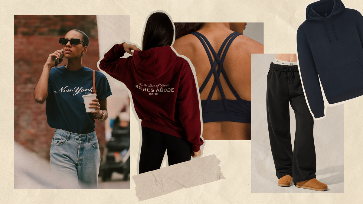 high-performance athleisure outfit showcase featuring casual wear and activewear styles.