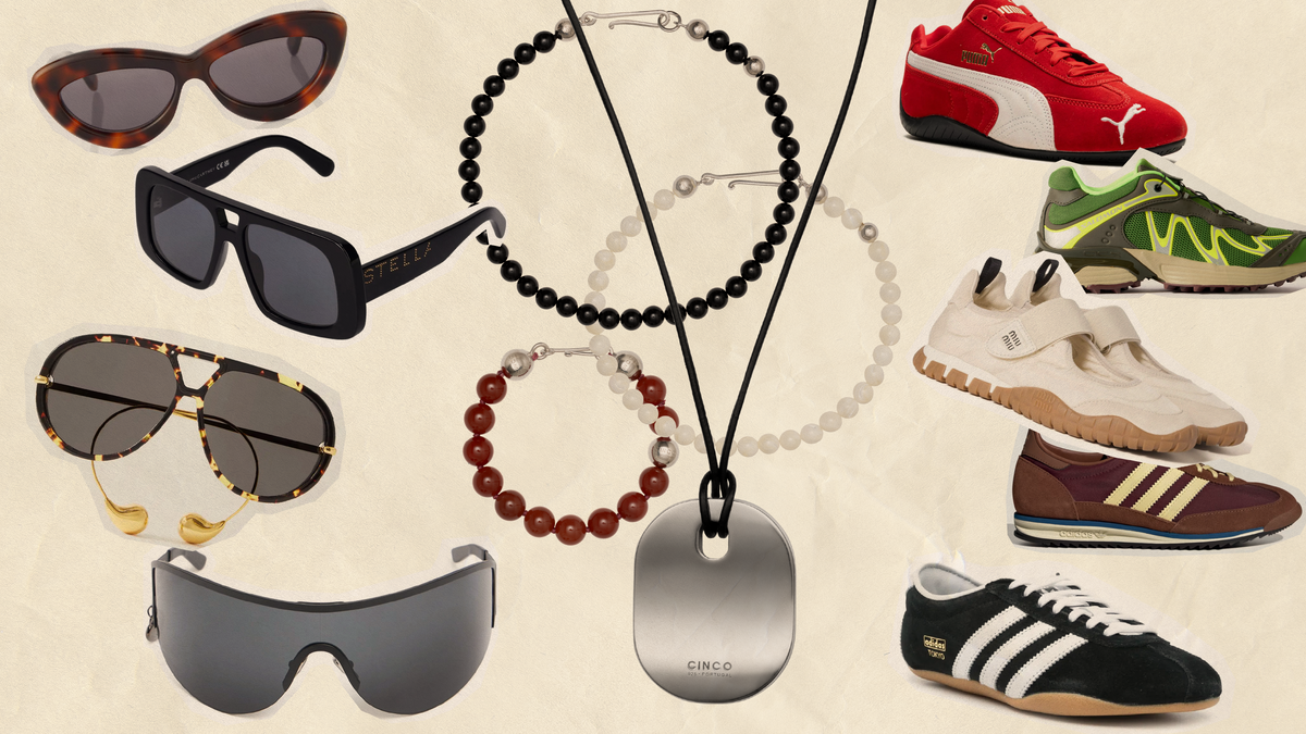 sunglasses! sneakers! jewelry!