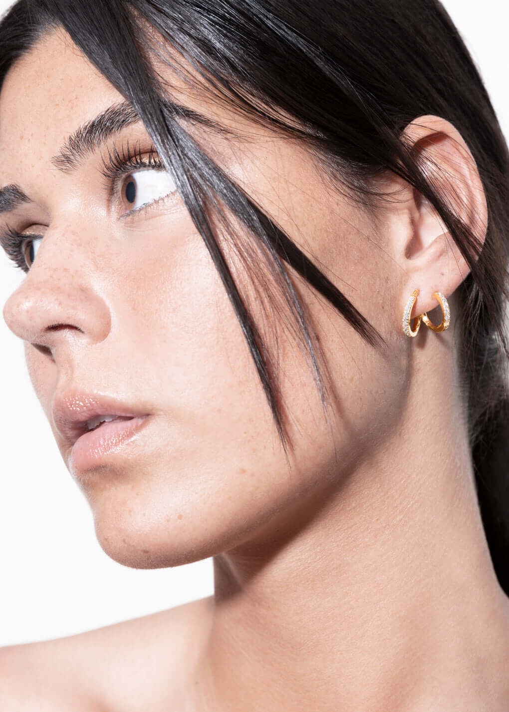 Amina double layer earrings Earrings
