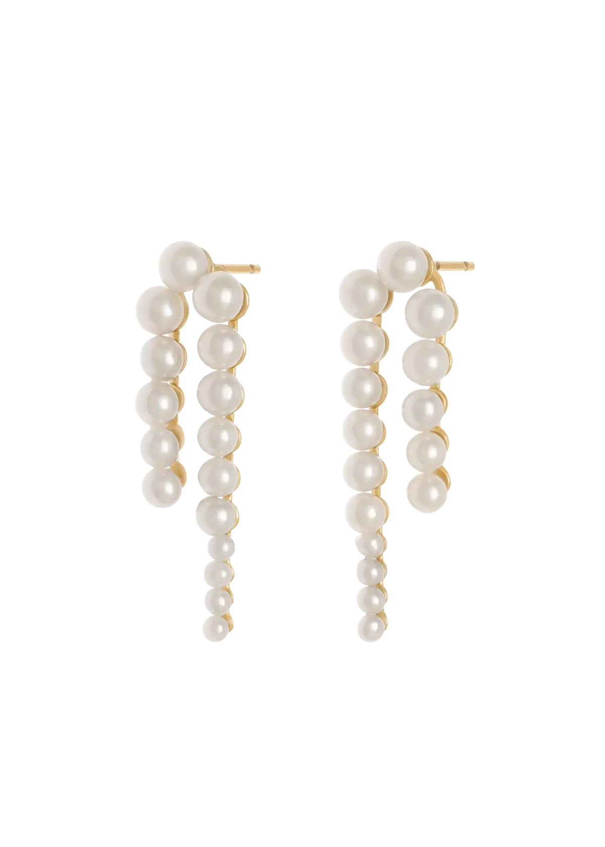 Elise Pearl Drop 18k Earrings Earrings