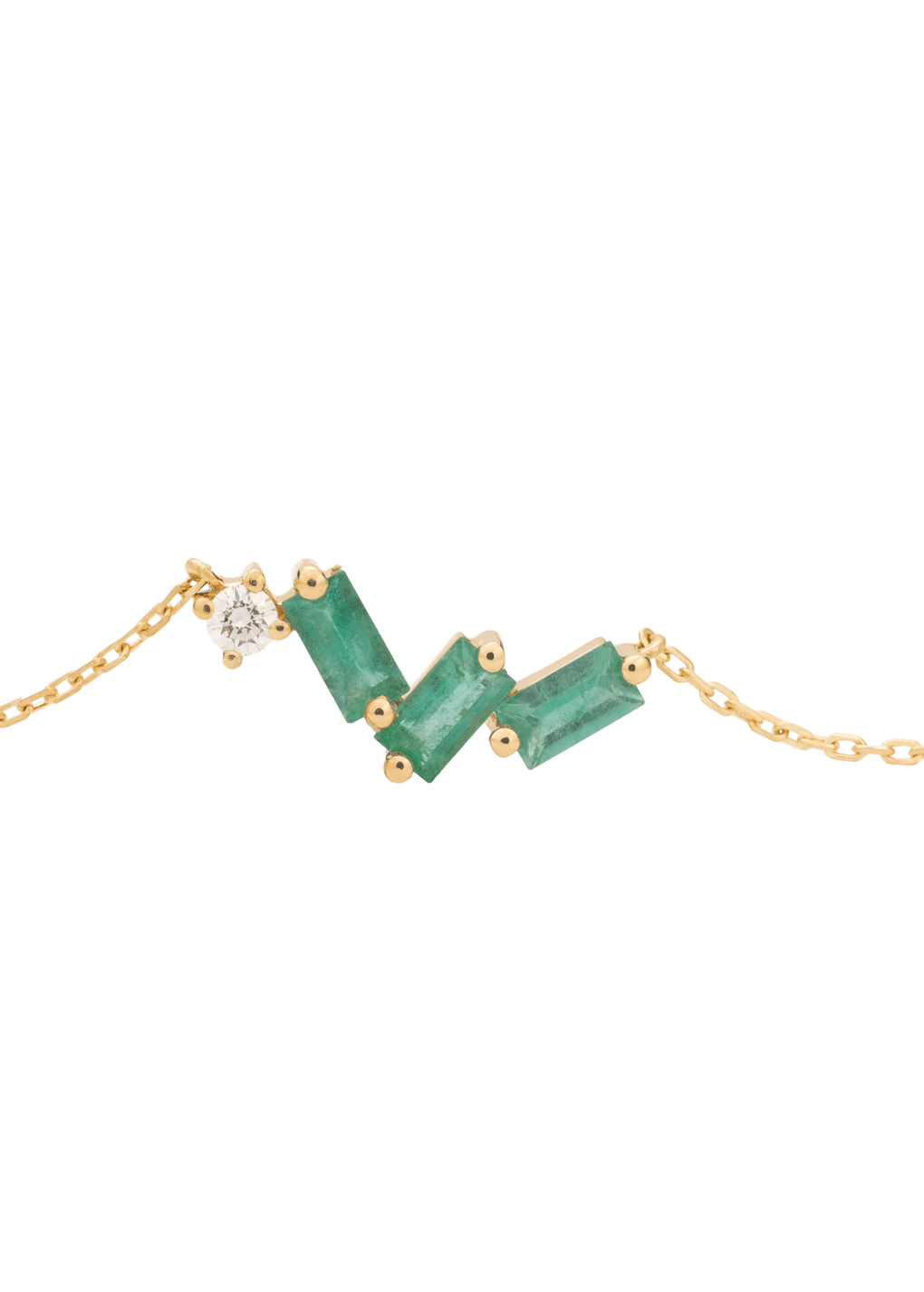 colier din smarald și diamante 18k Coliere