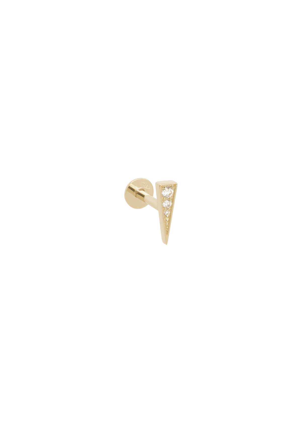gimlet stud 18k diamond Earrings