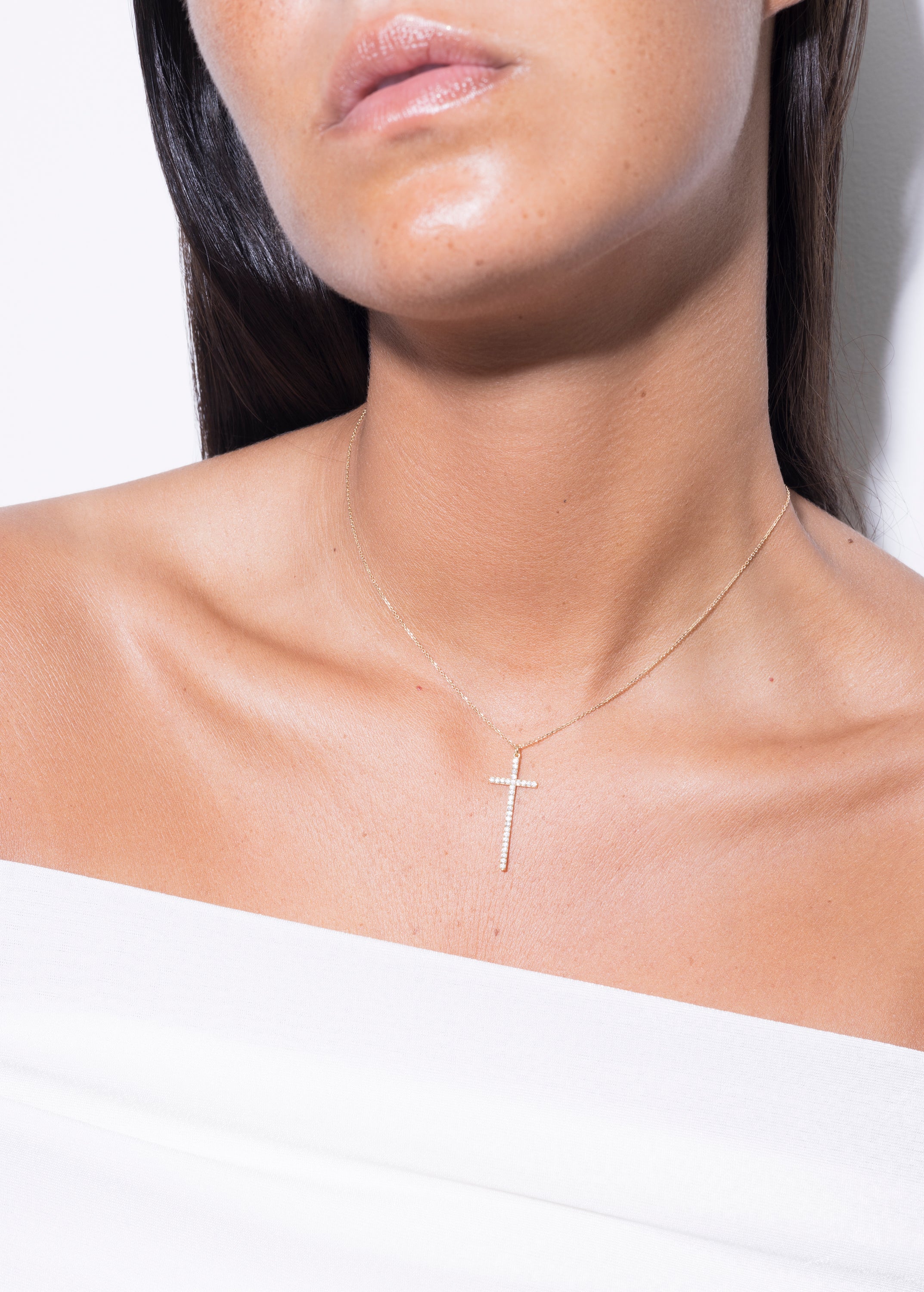 haze necklace 18k diamond