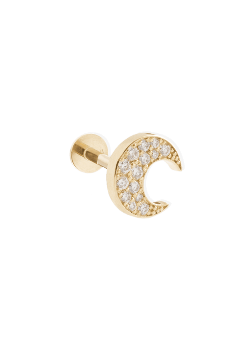 cercei cu diamante mush stud 18k
