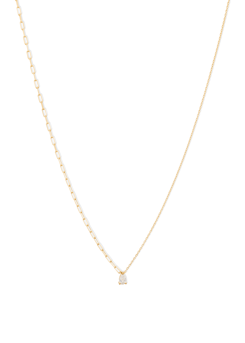 Pear necklace 18k diamond Necklaces