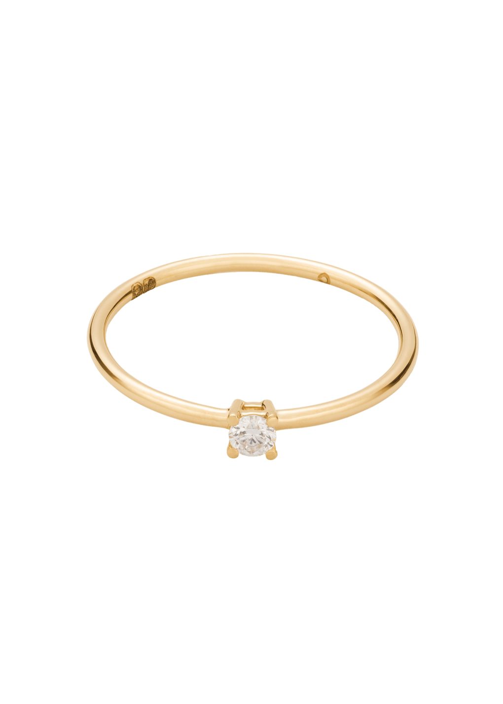inel cu diamant solitar 18k Inele