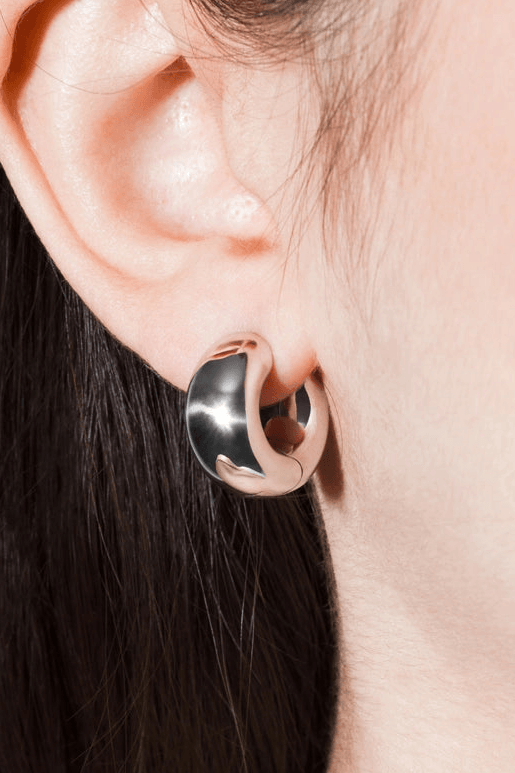 Violet Mini Bold Huggies Earrings