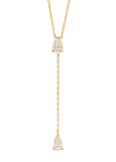 colier 18k cu două diamante legate Coliere