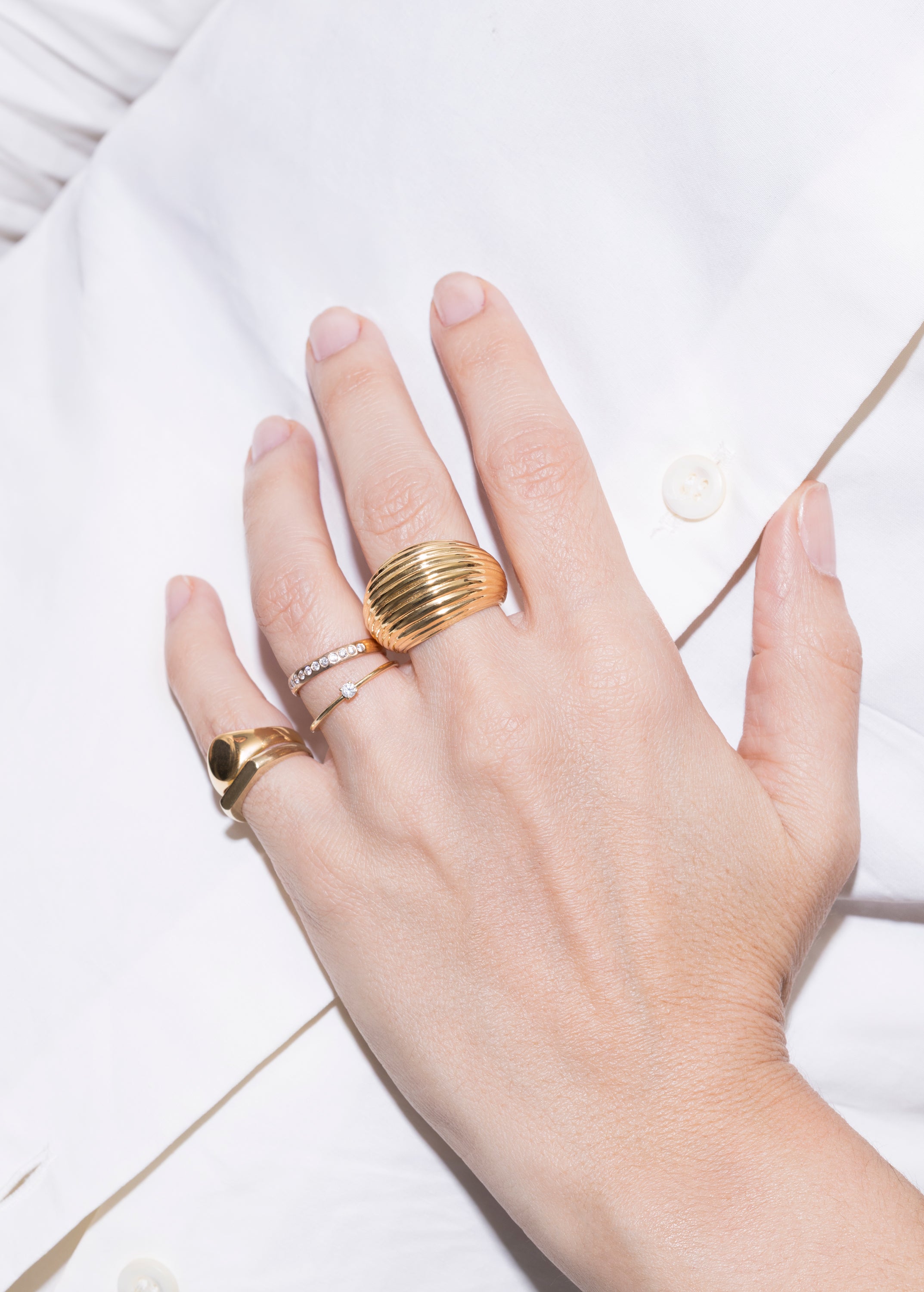 li 18k diamond engagement ring