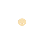 alphabet charm smile in gold