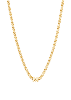 alphabet necklace with pendant M