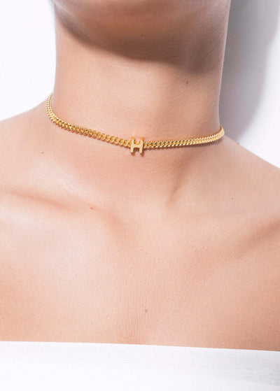 colier alfabet cu pandantiv H Coliere