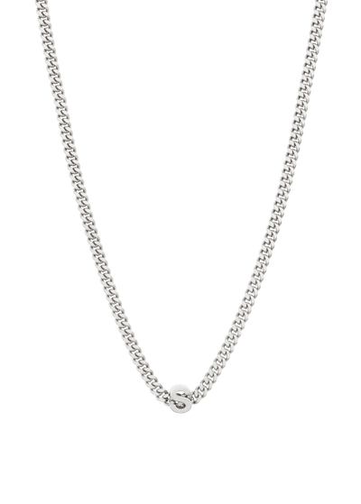 alphabet necklace with pendant S Necklaces