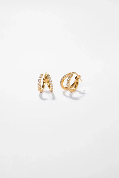 Amina double layer earrings Earrings