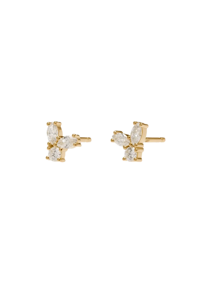 cercei aurora cu diamante 18k Cercei
