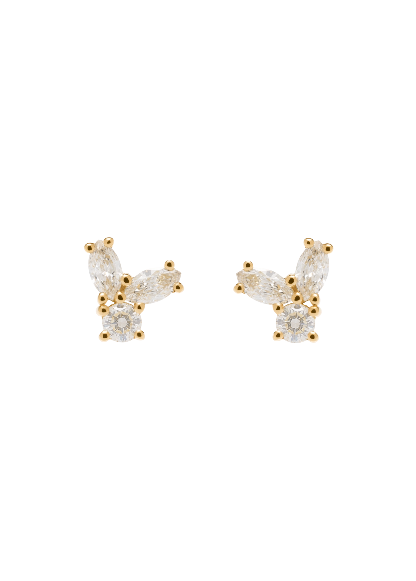 aurora 18k diamond earrings Earrings