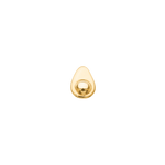 alphabet charm avocato in gold