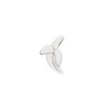 alphabet charm banana in silver