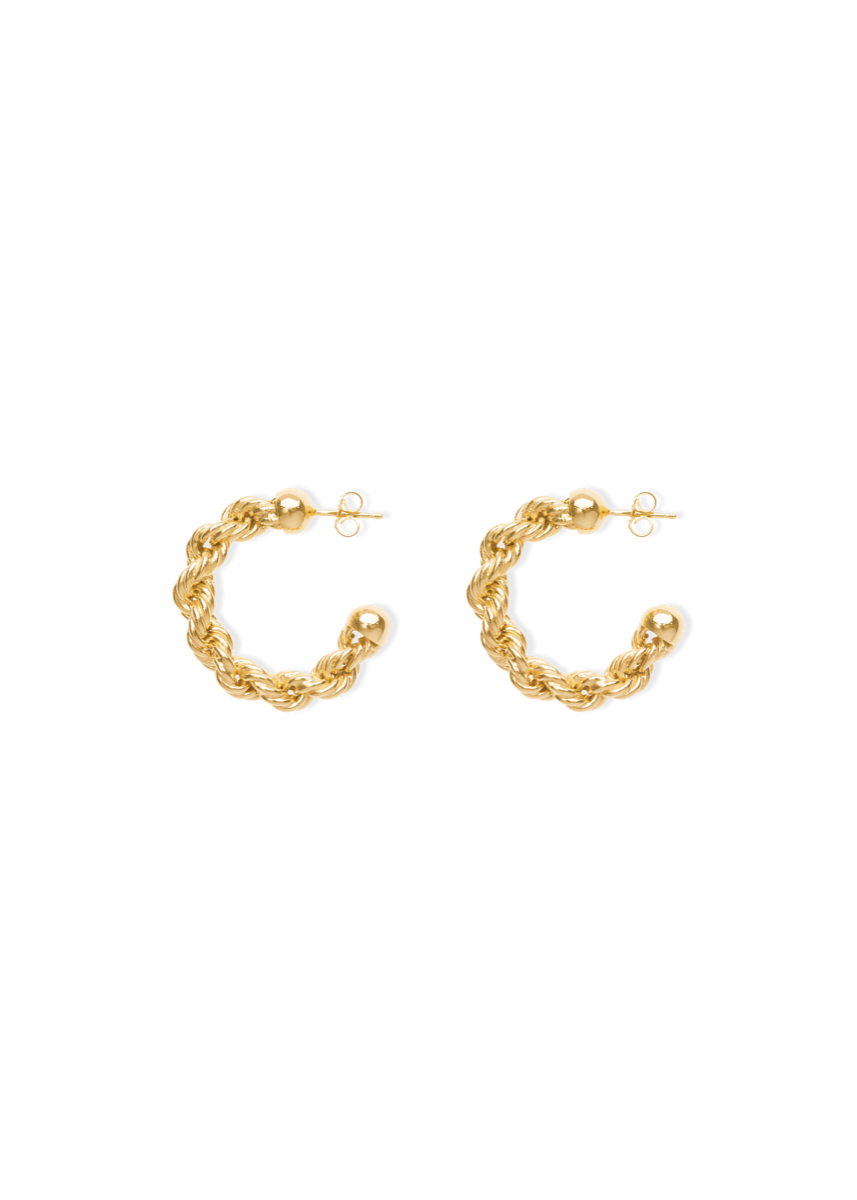 bia earrings in gold