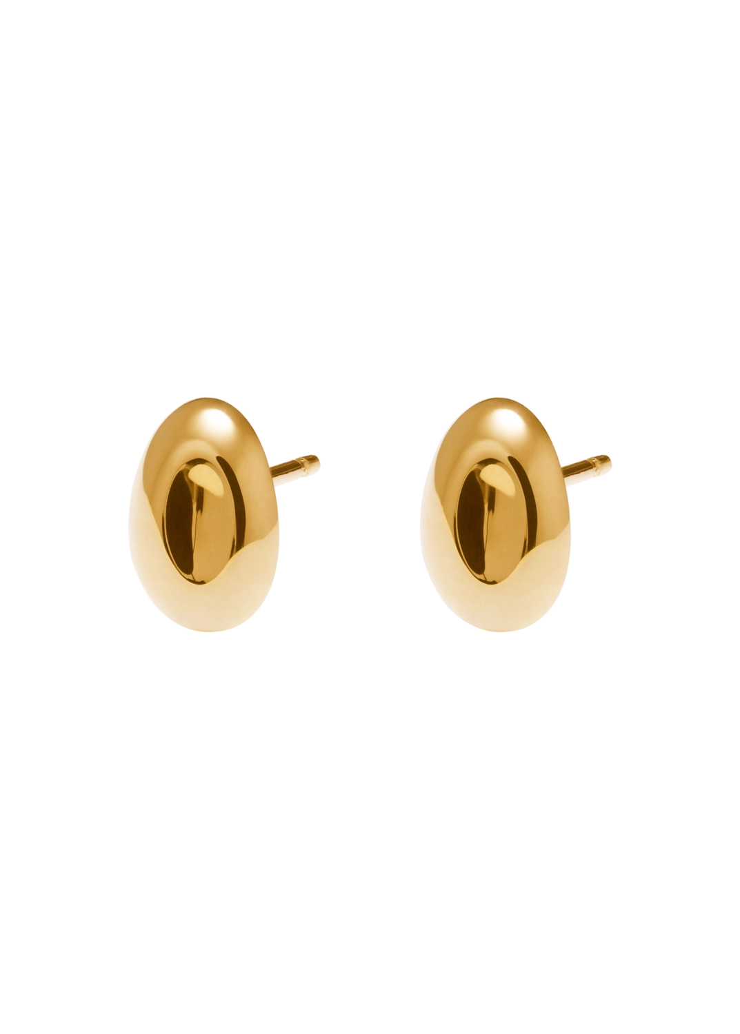 Cleo Hollow Earrings 18k