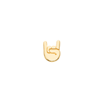 alphabet charm cool in gold