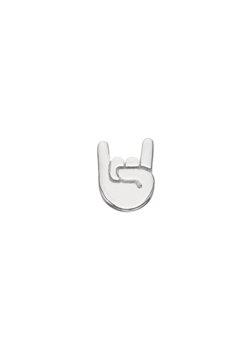 alphabet charm cool in silver