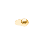 alphabet charm egg in gold