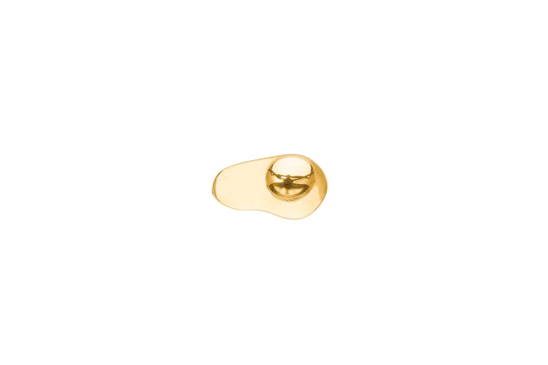 alphabet charm egg in gold