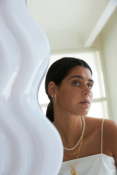 Elara Oval Hoops Earrings