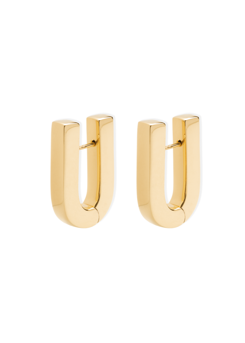 fiona earrings in gold