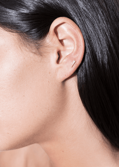 cercei gimlet cu diamante 18k
