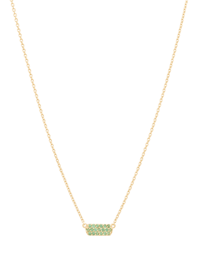 colier hannah 18k smarald Coliere
