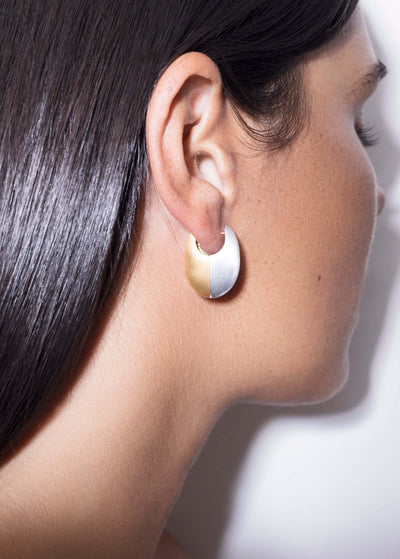 Lara two tone earrings earrings