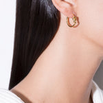 lucilla huggies earrings CINCO