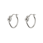 lucilla huggies earrings CINCO silver