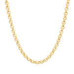 mary necklace in gold