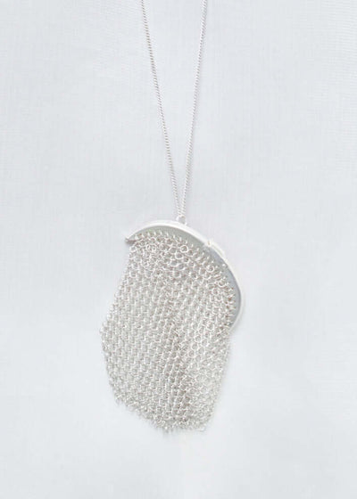 Mesh wallet necklace Necklaces