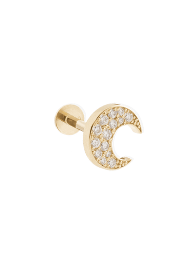 cercei cu diamante mush stud 18k