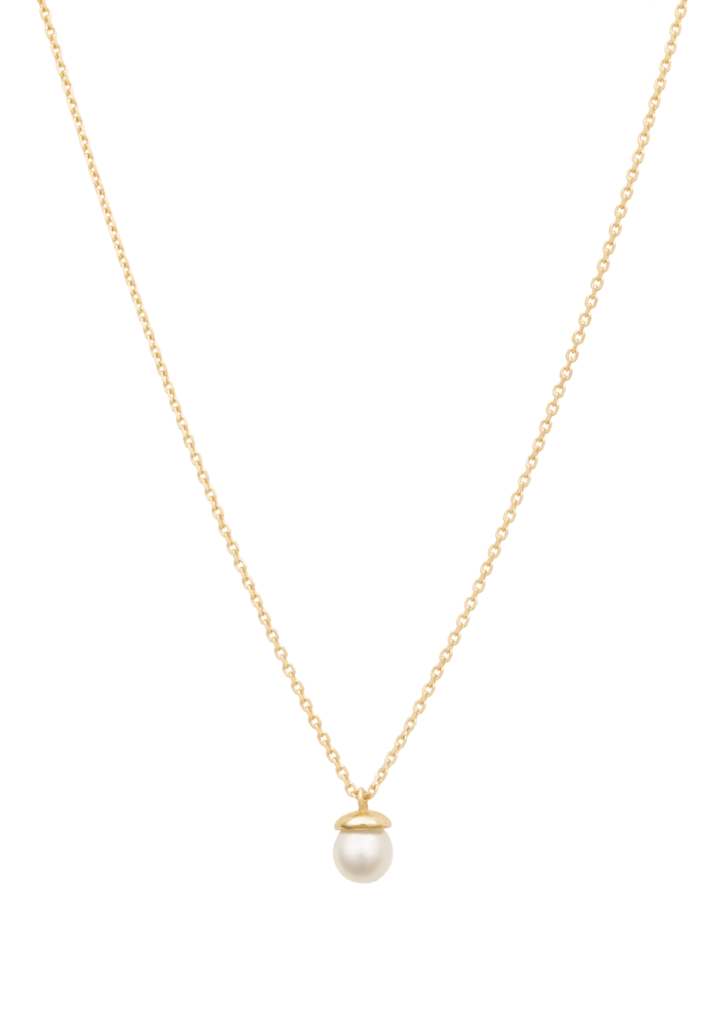 natalia necklace 18k pearl