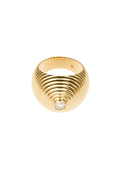 inel cu diamant roz de 18k Inele