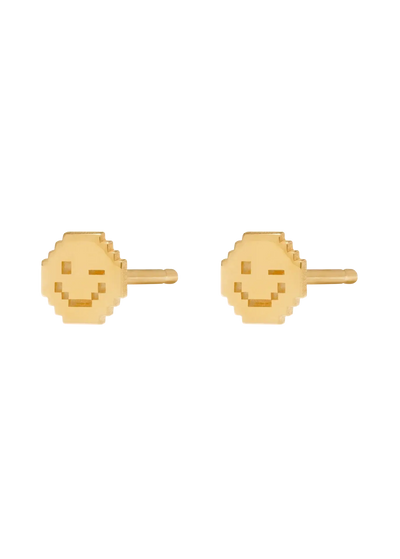PIXEL Smile Wink Mini Earrings Earrings