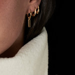 bela huggies earrings