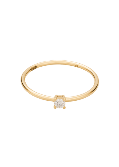 inel cu diamant solitar 18k Inele