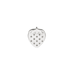 alphabet charm strawberry in silver