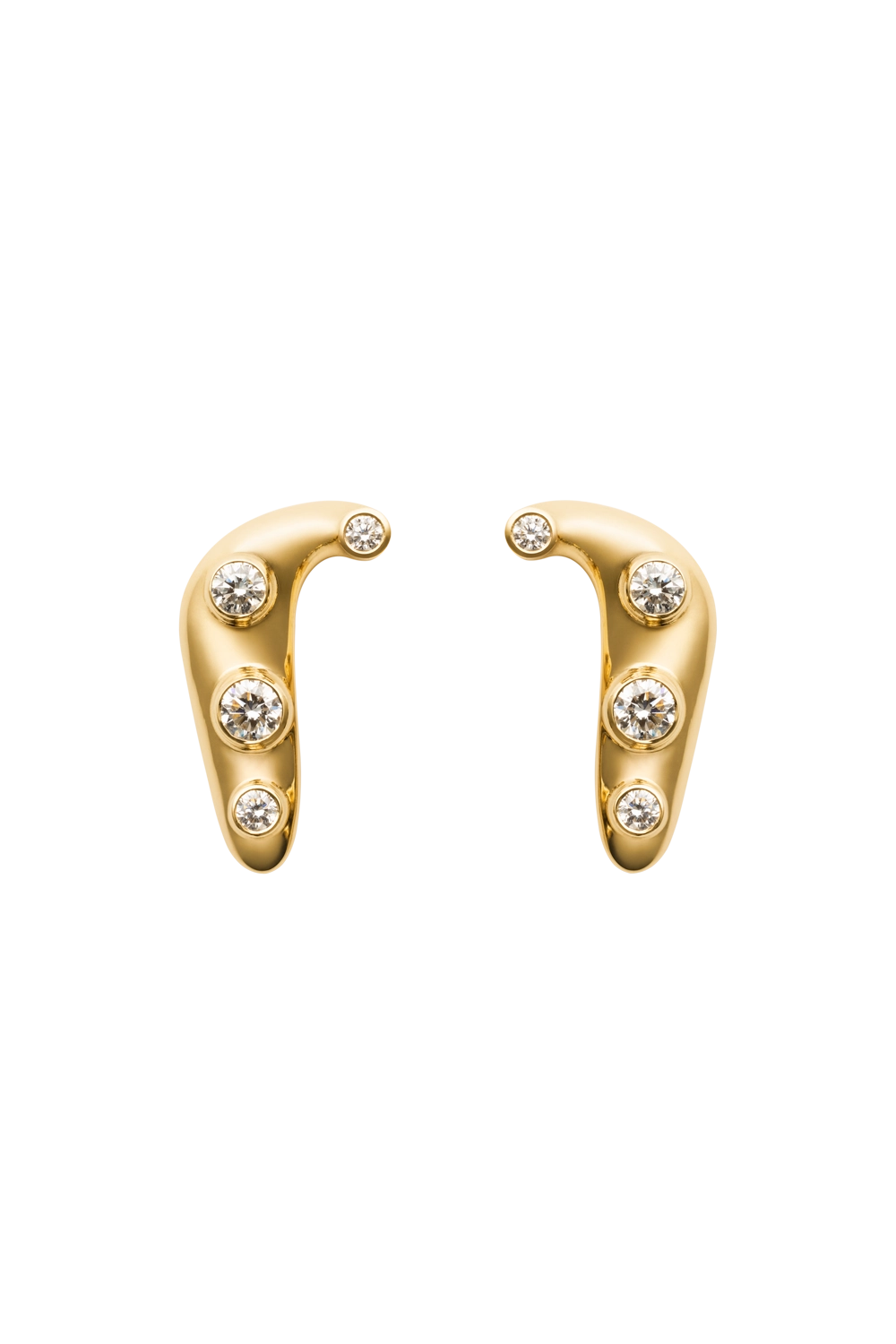 unending 18k diamond earrings earrings