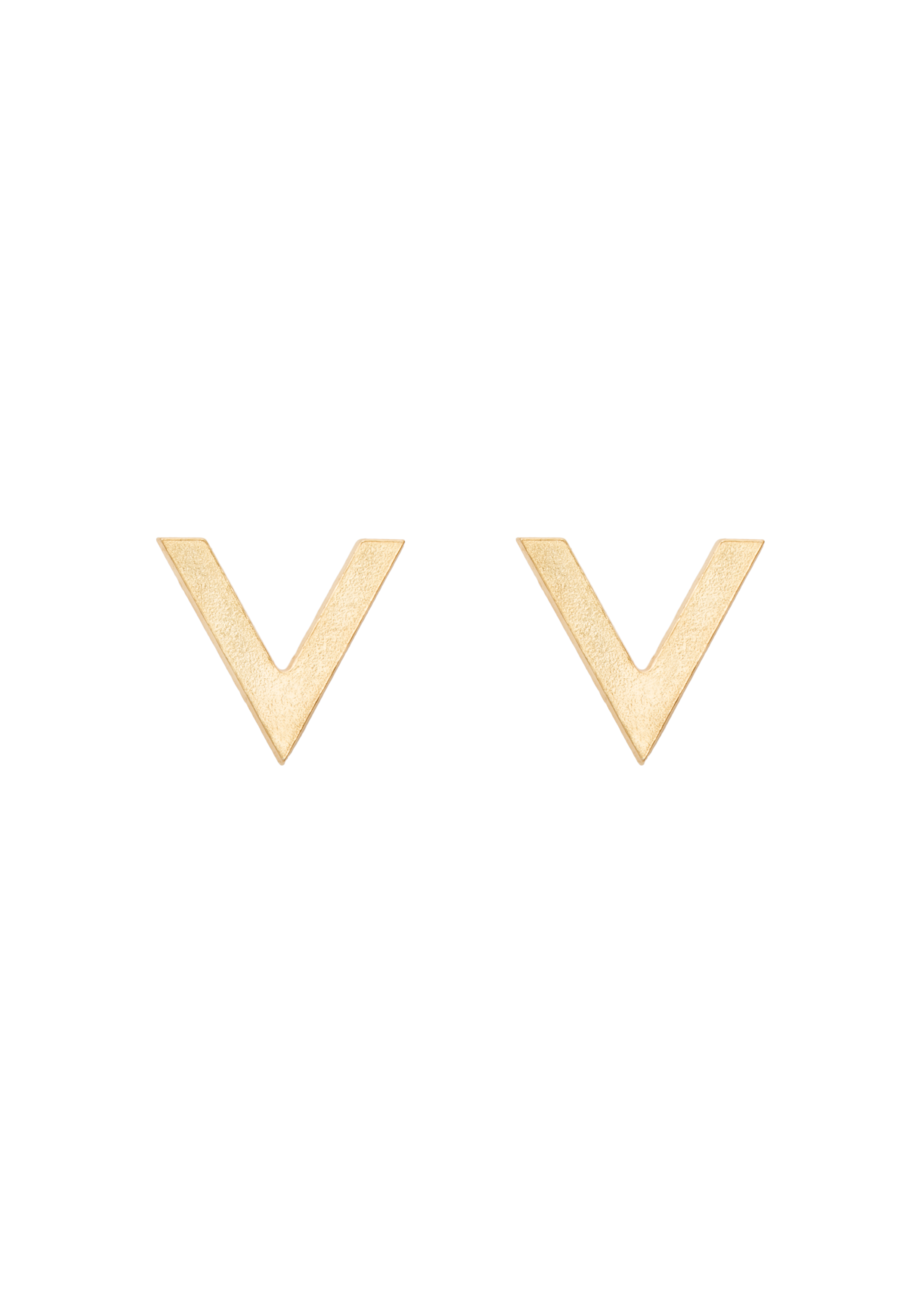 v earrings